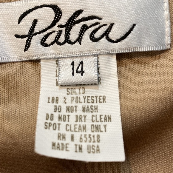 NWT Patra Taupe Dress with Glitter size 14 - Picture 16 of 16